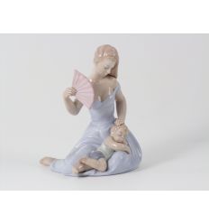 MAMMINA SEDUTA CON BIMBO (D7446)