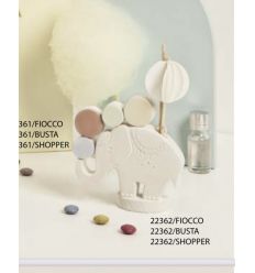 Profumatore clown in gesso con kit essenza