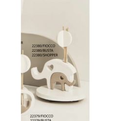 Profumatore elefante in gesso con kit essenza