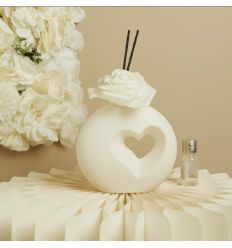 Profumatore tondo con foro cuore (26001)