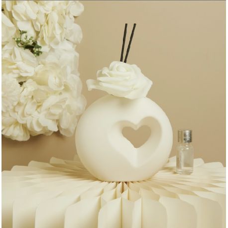 Profumatore tondo con foro cuore (26001)