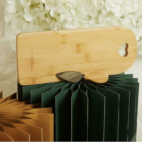 Tagliere bamboo grande con coltellino (cl26056)