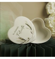 Scatola cuore decoro ulivo (cl26074)