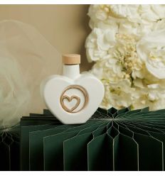 Oliera cuore con cuore oro rosa (cl26077c)