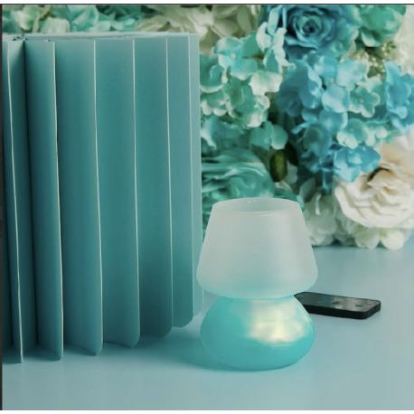 Lampada led verde piccola con telecomando (cl26196)