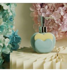 Dispenser di sapone con spugna azzurro (cl26233)