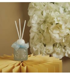 Diffusore azzurro con fiorellini piccolo (cl26242)