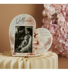 Porta foto cuore ballerina (cl26331)