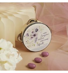 Tamburello fiori lilla (26029lilla)