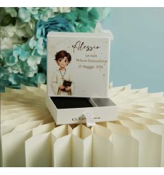 Scatolina confettata comunione maschio (26366)