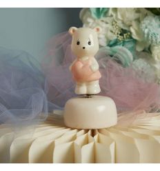 Carillon orsetto grande rosa (cl26393)